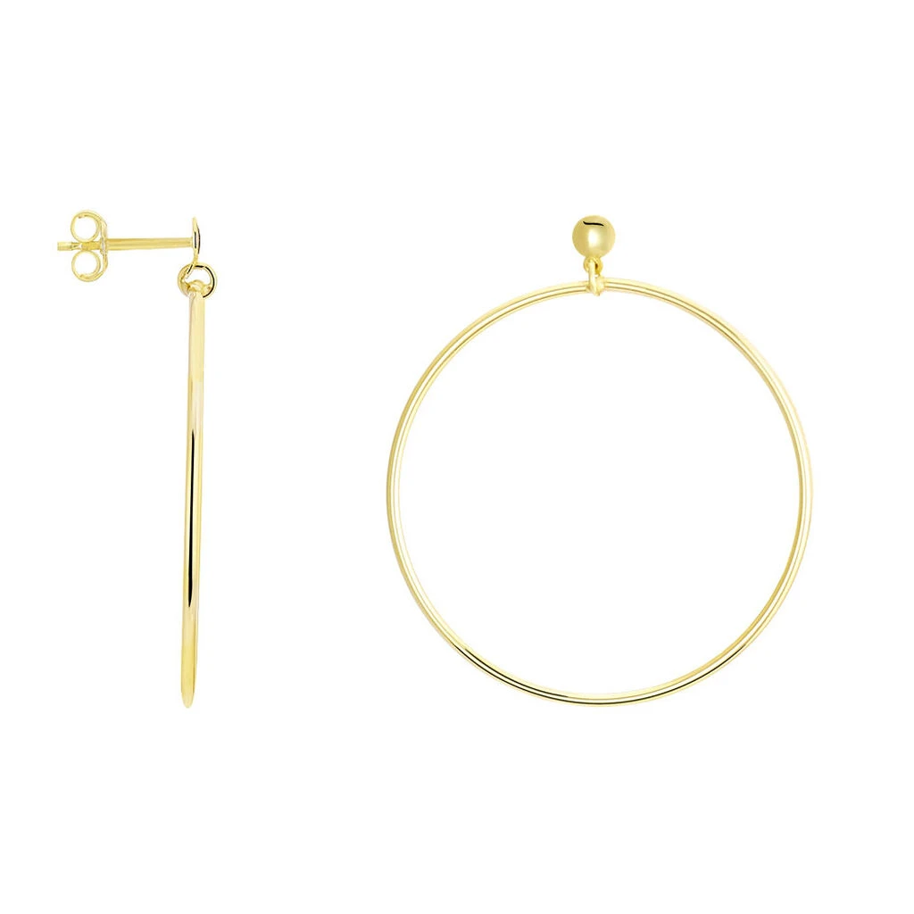 Créoles Tia Geometrique Or Jaune – Image 3