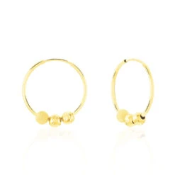 Créoles Brava Or Jaune