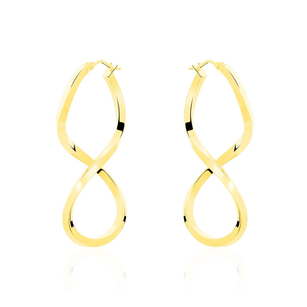 Créoles Helmine Or Jaune – Image 2