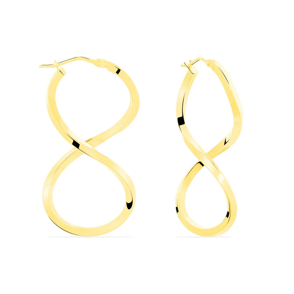 Créoles Helmine Or Jaune – Image 3