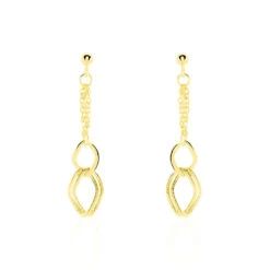 Boucles D'oreilles Pendantes Blinda Or Jaune