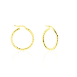 Créoles Bartimee Or Jaune