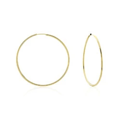 Créoles Valencina Flexibles Or Jaune