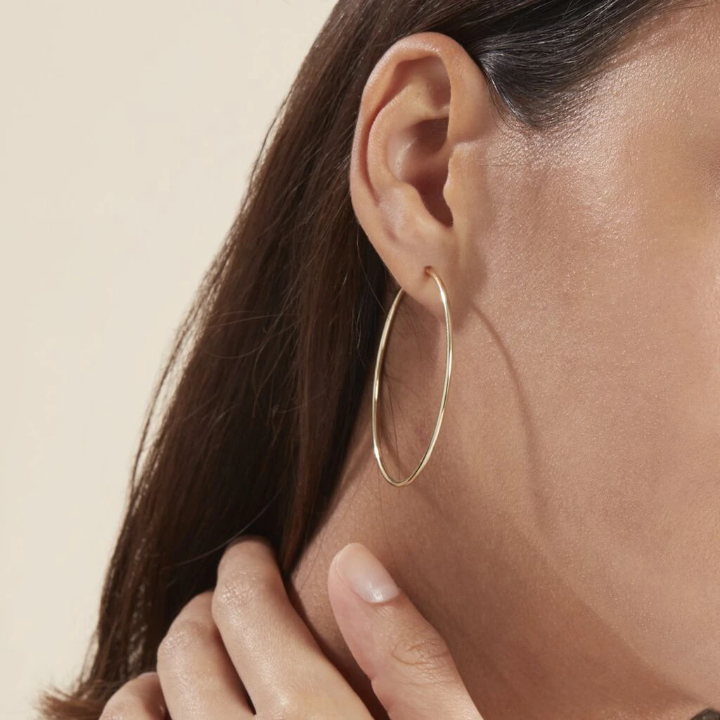 Créoles Valencina Flexibles Or Jaune – Image 4