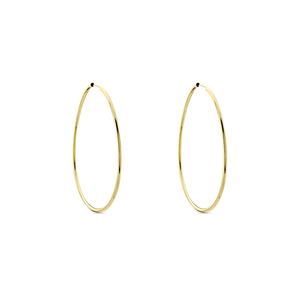 Créoles Valencina Flexibles Or Jaune – Image 2