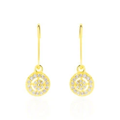 Créoles Lulu Or Jaune Oxyde