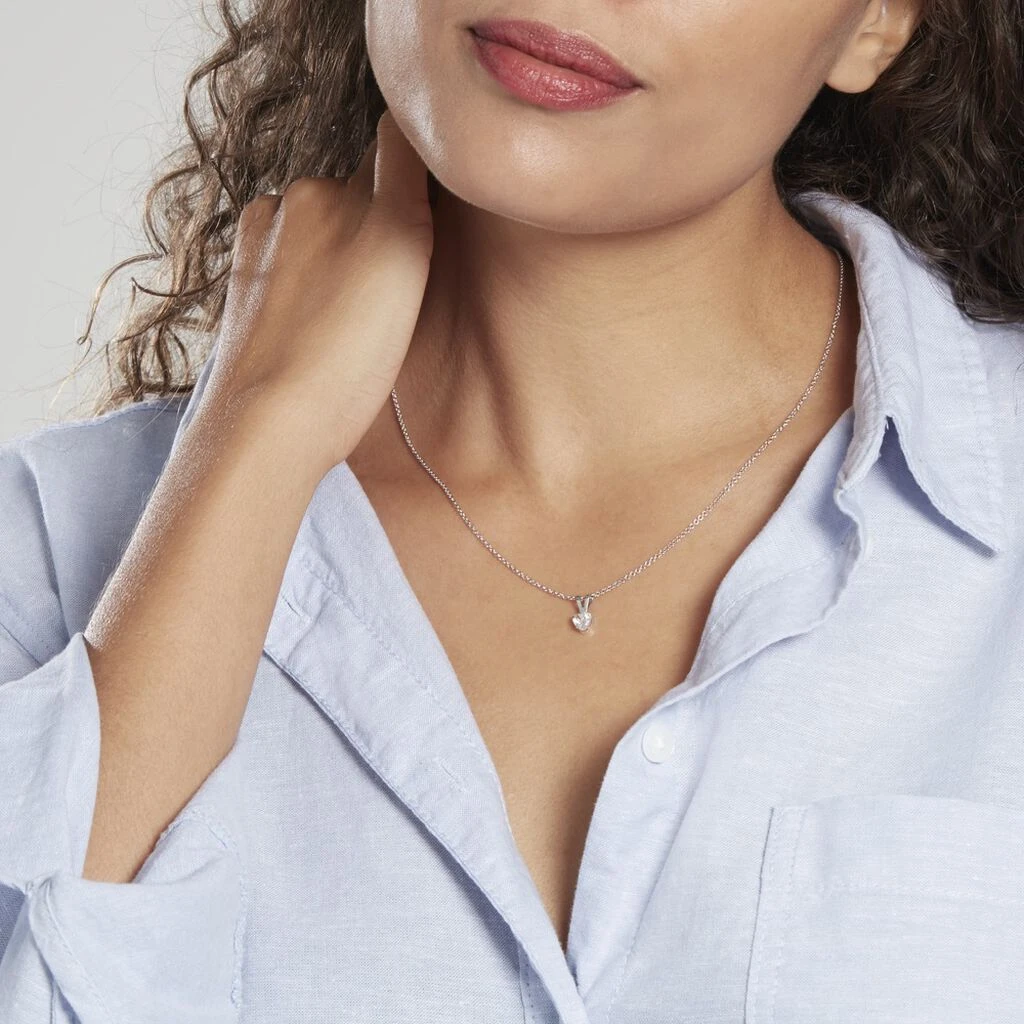 Pendentif Or Blanc Oxyde – Image 4