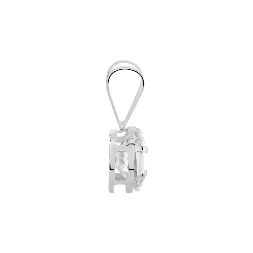 Pendentif Or Blanc Oxyde – Image 2
