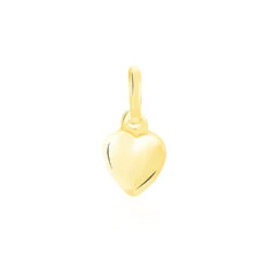 Pendentif Eudocie Coeur Lisse Or Jaune