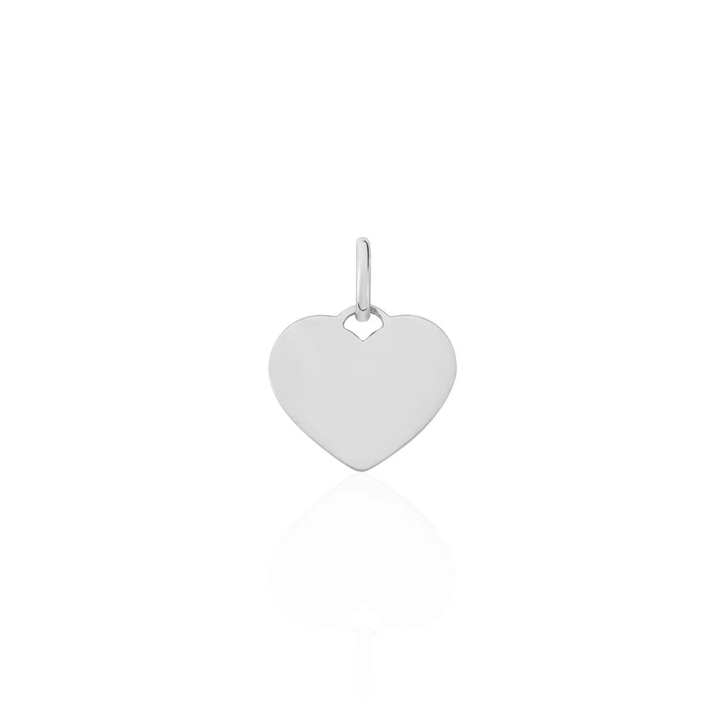 Pendentif Ange Coeur Or Blanc – Image 2