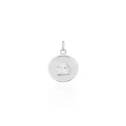Pendentif Hannae Or Blanc