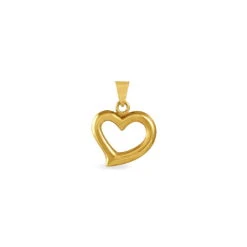 Pendentif Eudocie Coeur Bombe Or Jaune