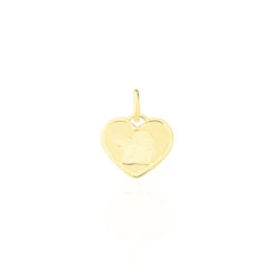 Pendentif Ange Coeur Or Jaune