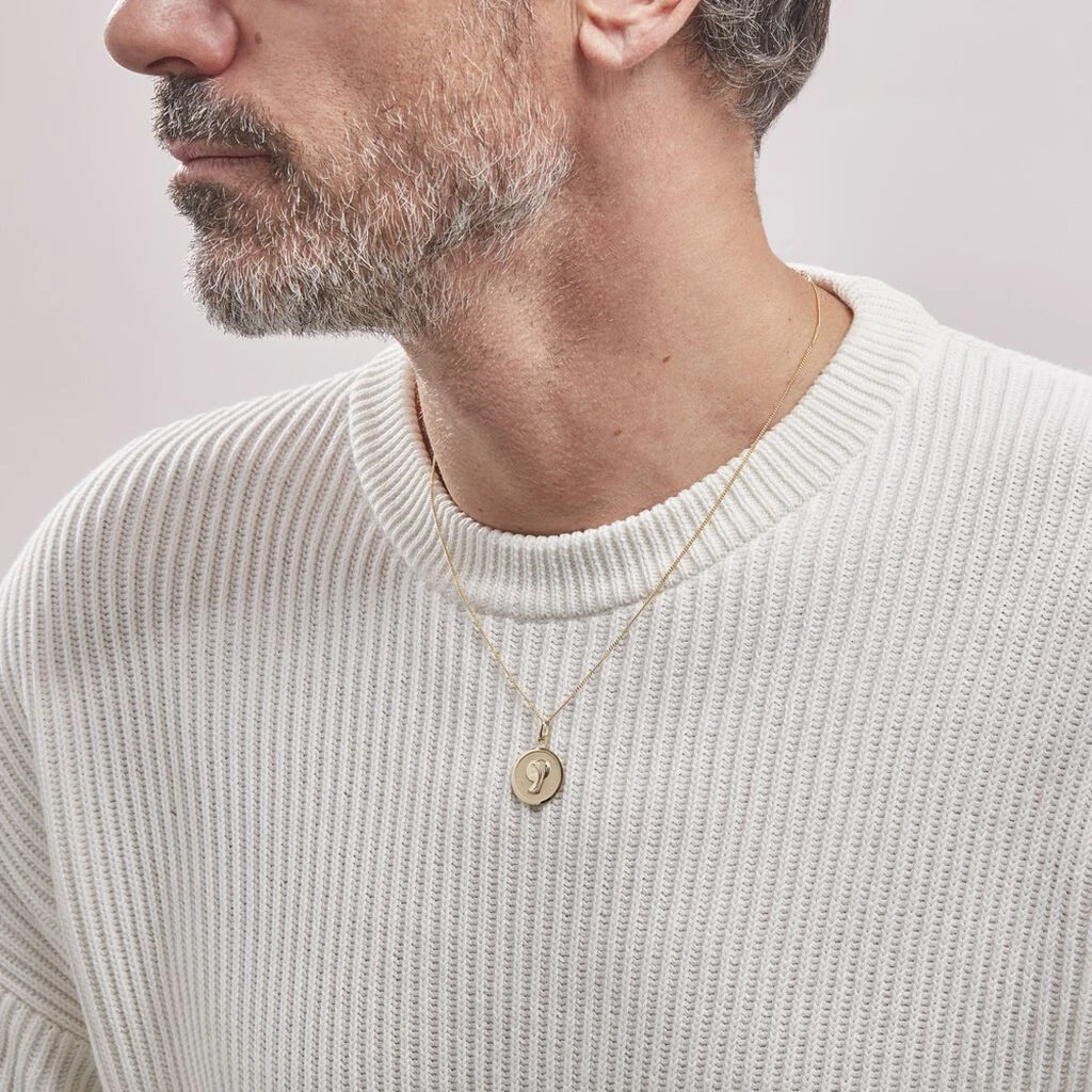 Pendentif Vierge Rond Or Jaune – Image 6