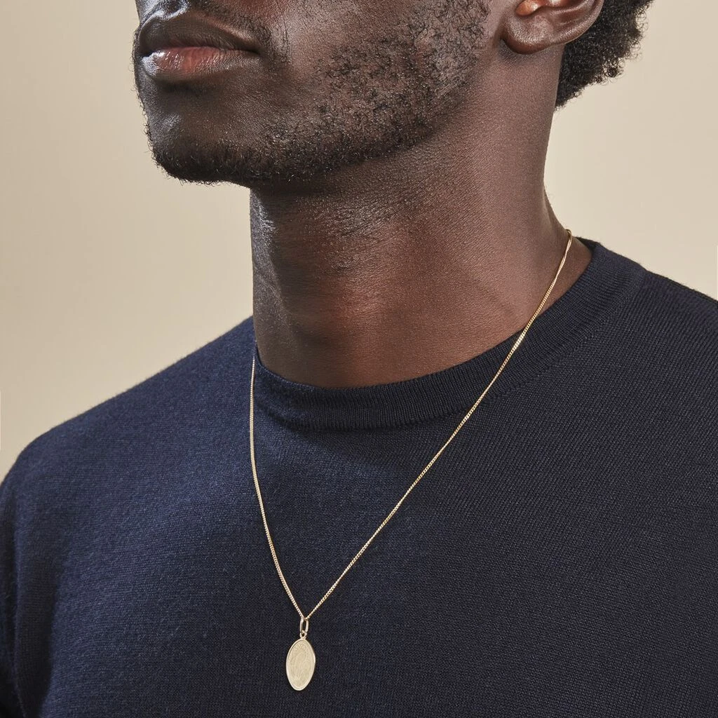 Pendentif Or Jaune Vierge A L'enfant – Image 4