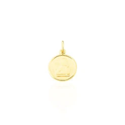 Pendentif Ange Rond Or Jaune