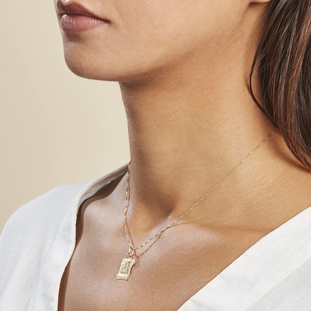Pendentif Ange Parchemin Or Jaune – Image 4