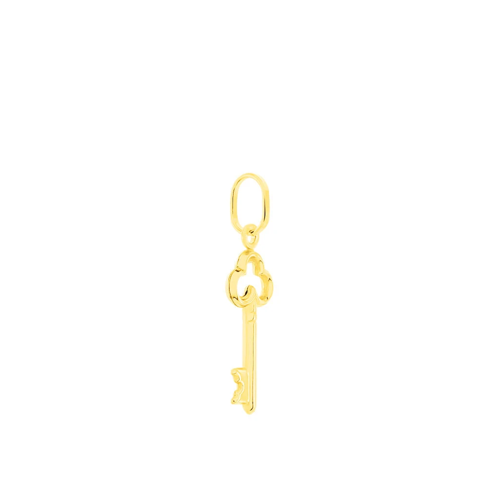 Pendentif Fatilia Clef Coeur Or Jaune – Image 2