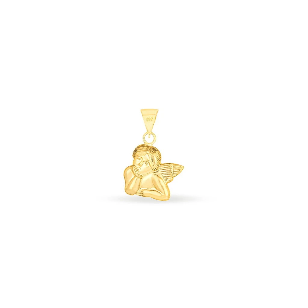 Pendentif Ange Penseur Or Jaune – Image 2