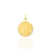Pendentif Saint Christophe Diamante Or Jaune