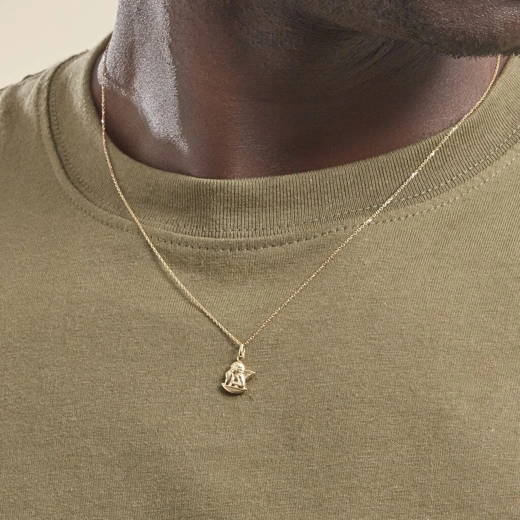 Pendentif Ange Endormi Or Jaune – Image 4