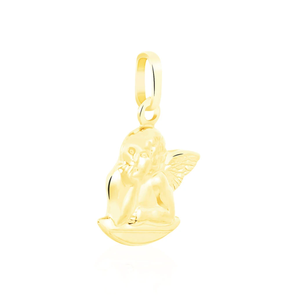 Pendentif Ange Endormi Or Jaune – Image 2