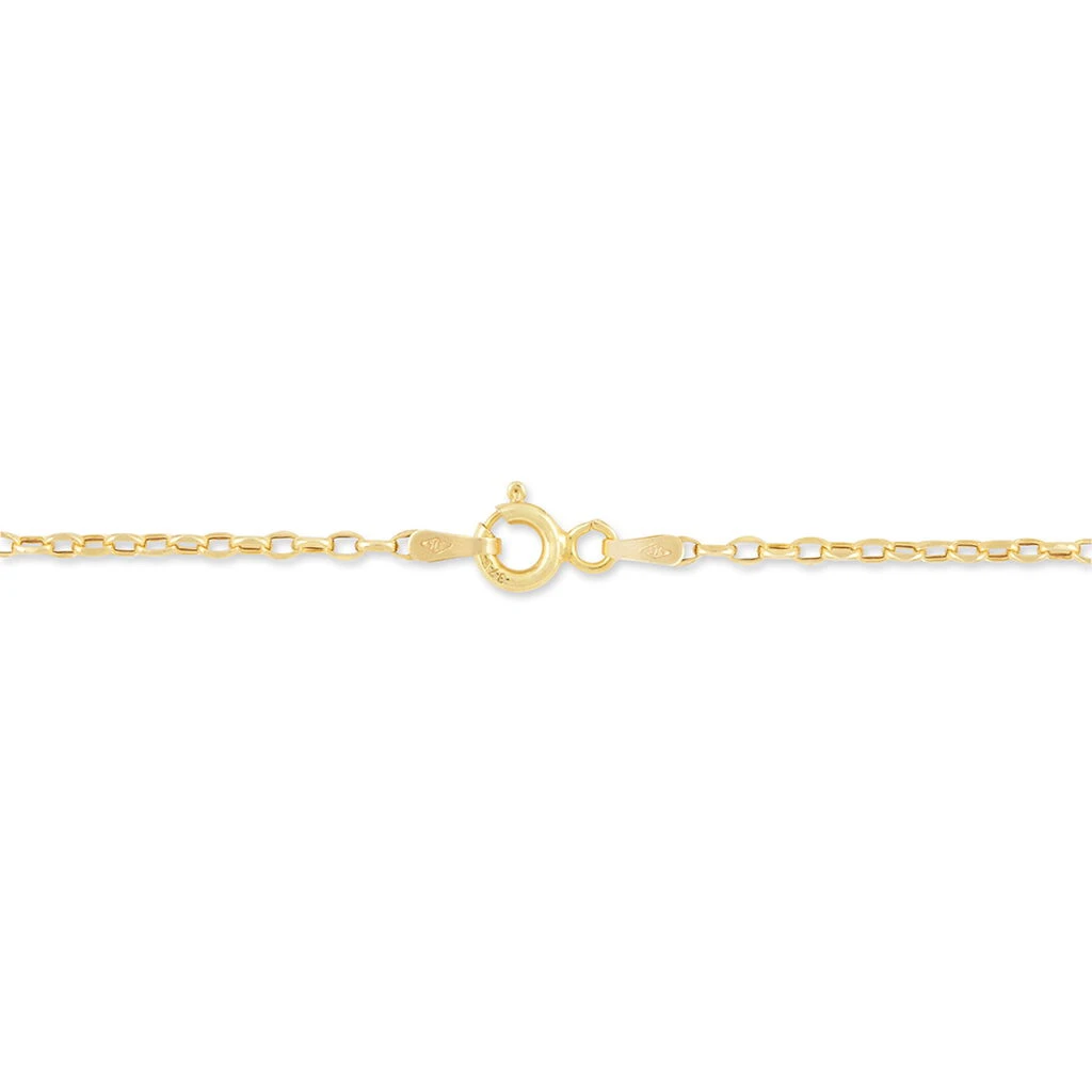 Chaîne De Cheville Maille Jaseron Or Jaune – Image 2