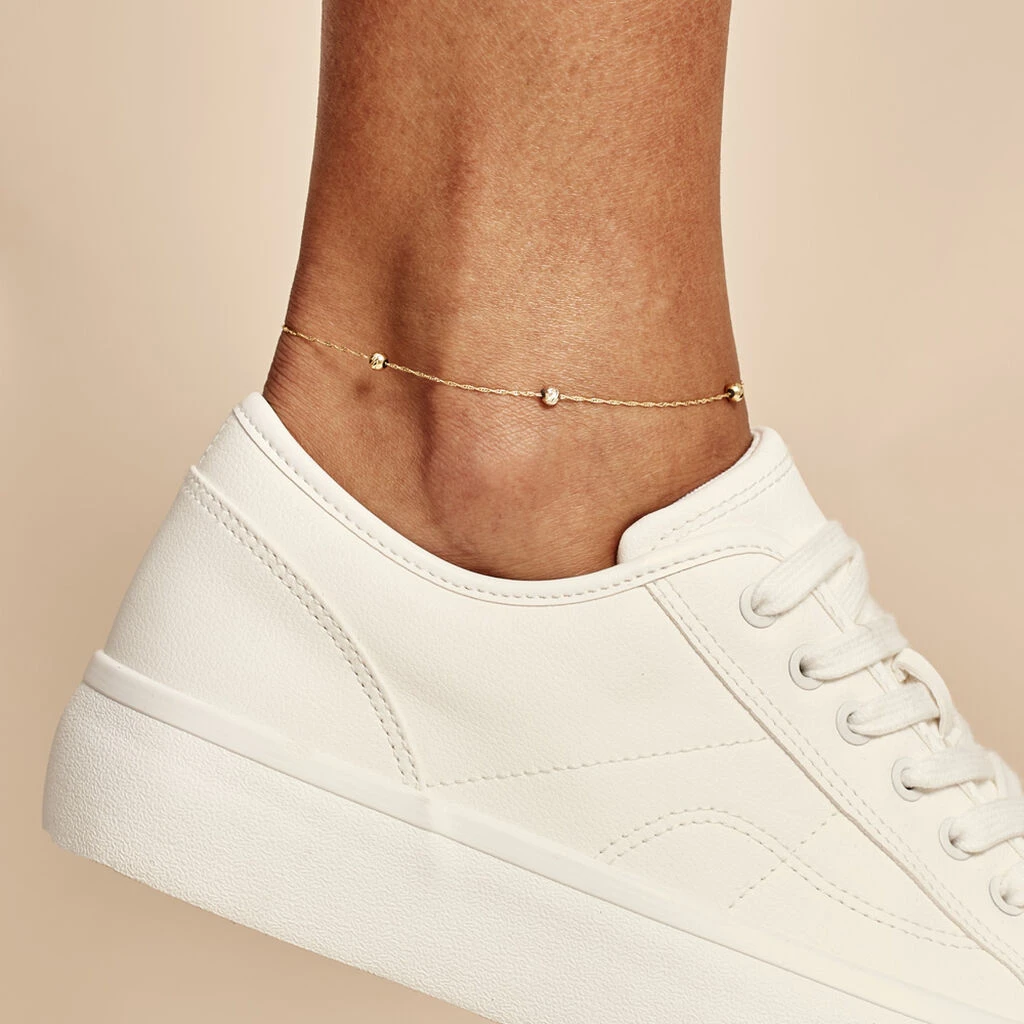 Chaîne De Cheville Zahia Or Jaune – Image 3