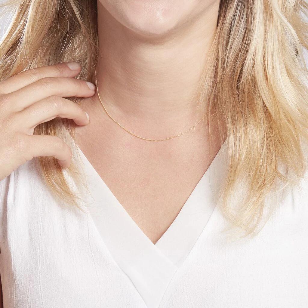 Chaîne Iris Maille Gourmette Or Jaune – Image 5