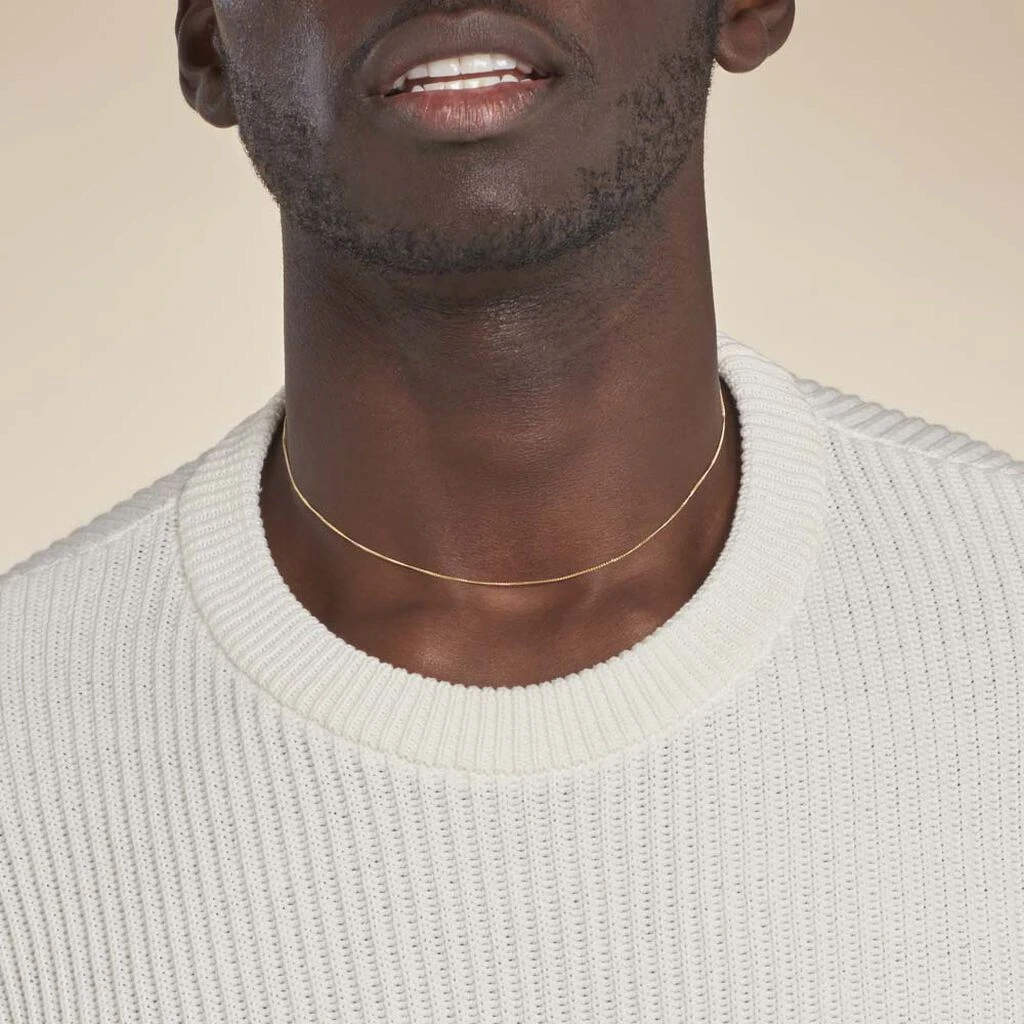 Chaîne Iris Maille Gourmette Or Jaune – Image 6