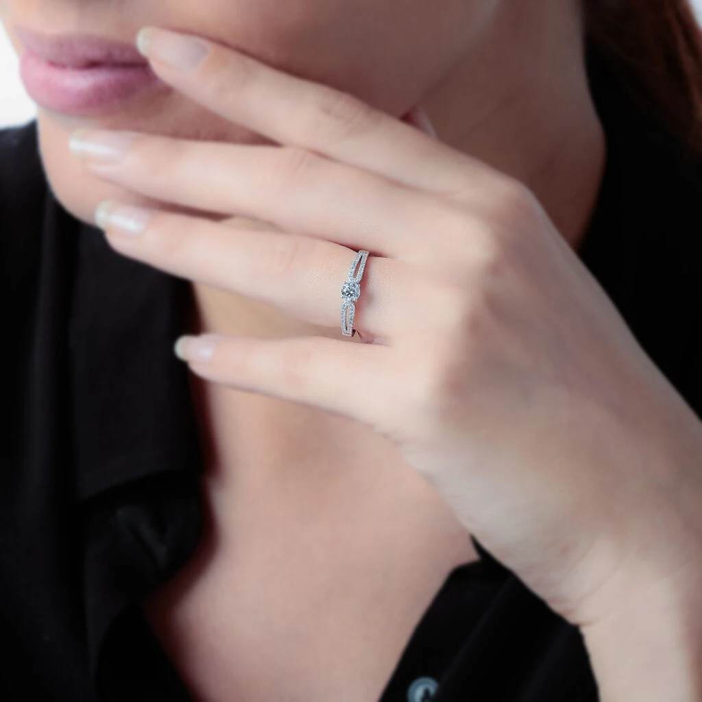 Bague Solitaire Katalina Or Jaune Diamant – Image 4