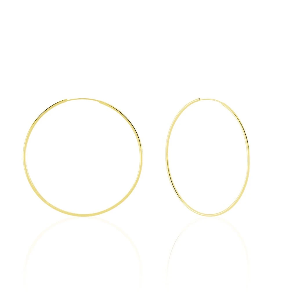 Créoles Muses Or Jaune