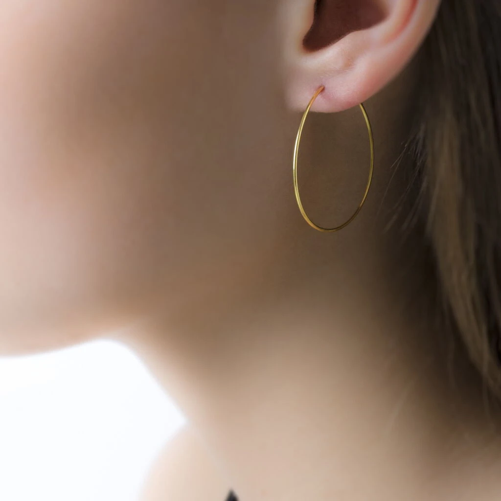 Créoles Muses Or Jaune – Image 5