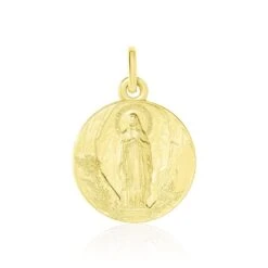 Medaille Or Jaune Vierge