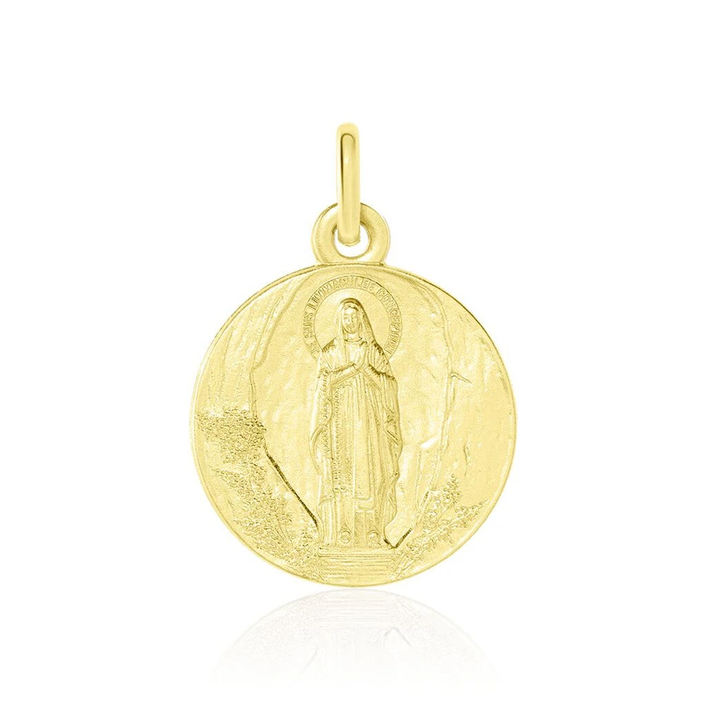 Medaille Or Jaune Vierge