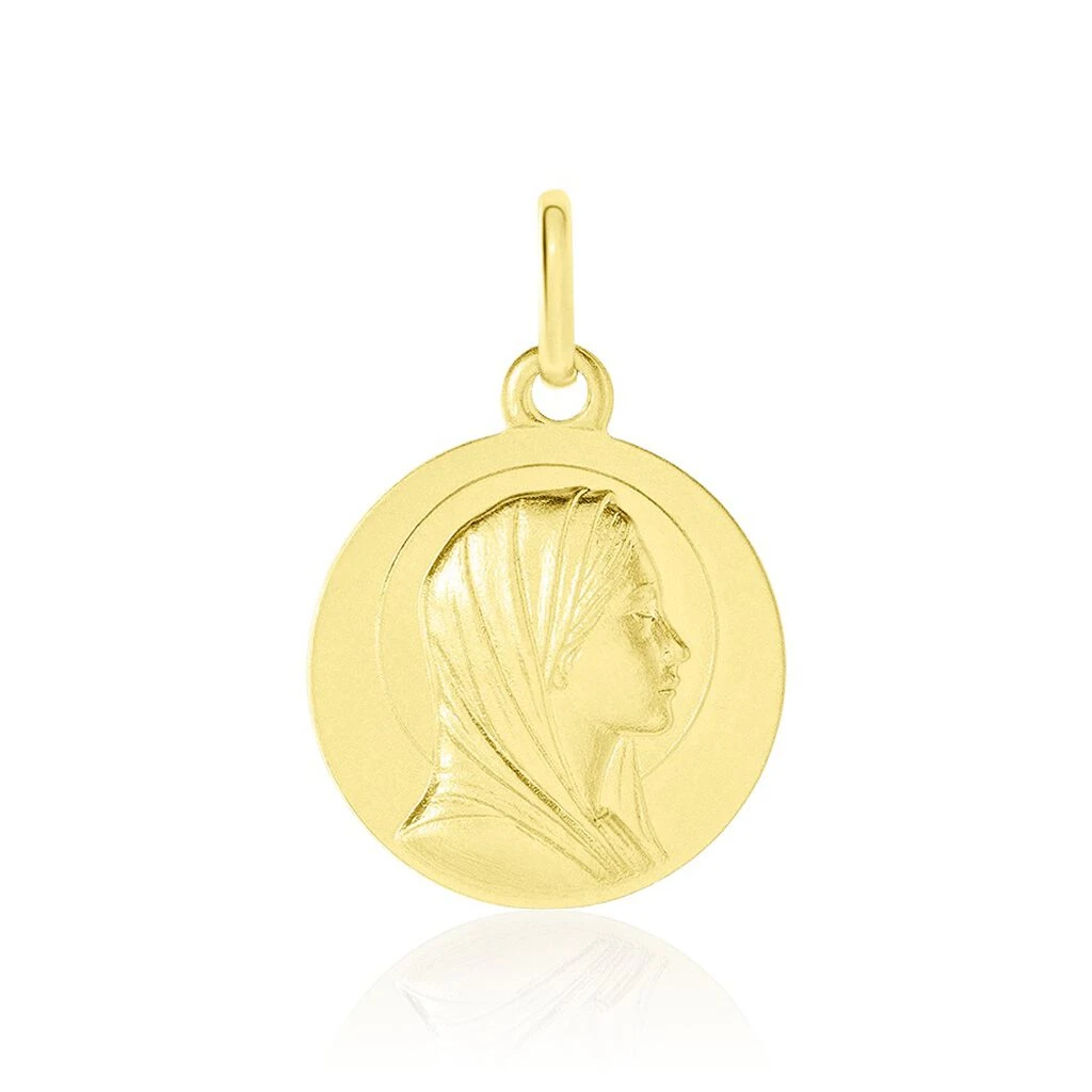 Medaille Or Jaune Vierge