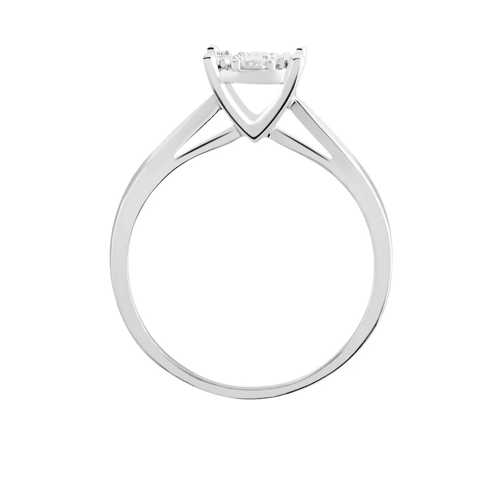 Bague Charlene Platine Blanc Diamant – Image 3