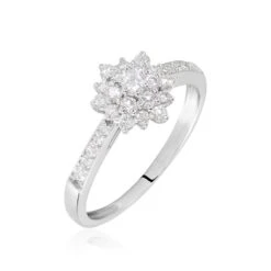Bague Chouchou Platine Blanc Diamant