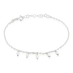 Bracelet Argent Blanc Shelia