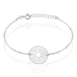 Bracelet Lauretta Argent Blanc