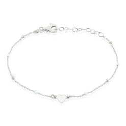 Bracelet Argent Blanc Augustine