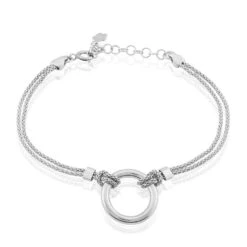 Bracelet Magda Argent Blanc