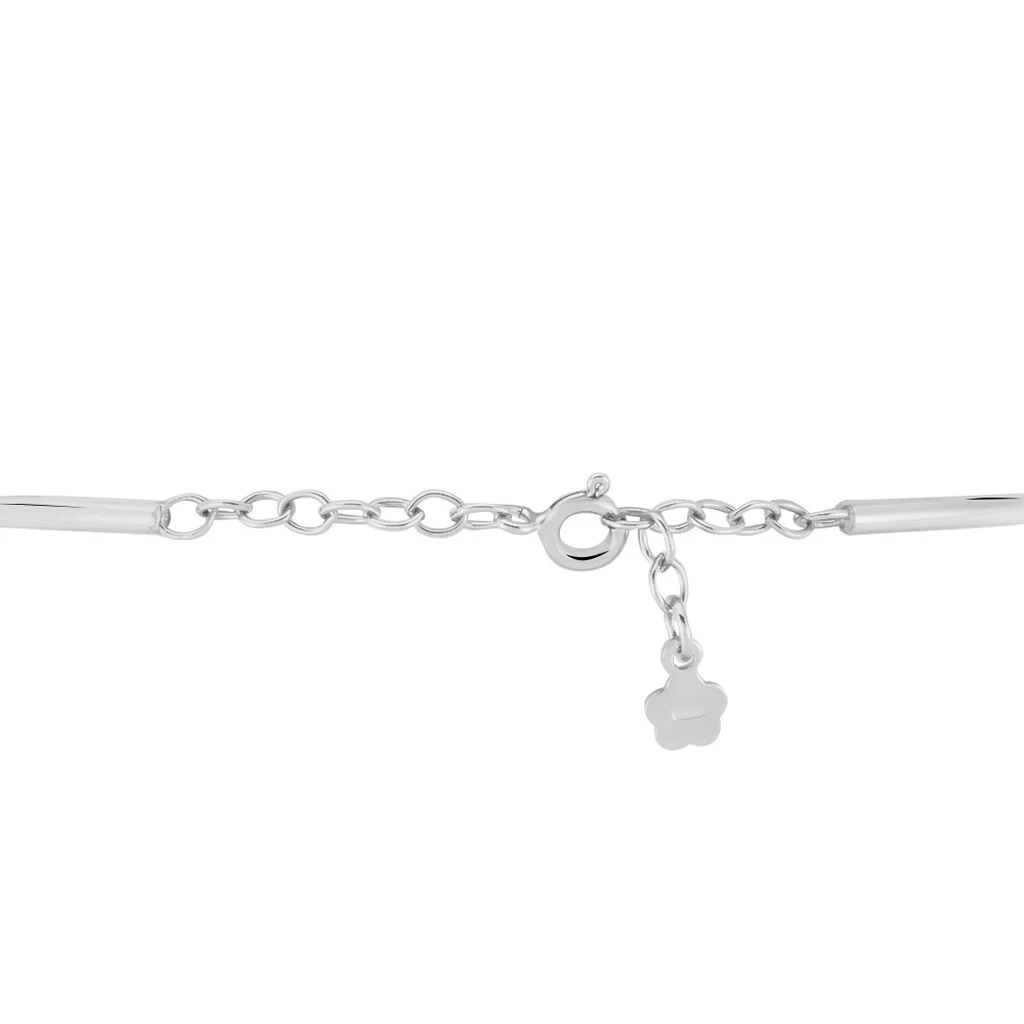 Bracelet Jonc Lael Argent Blanc – Image 2