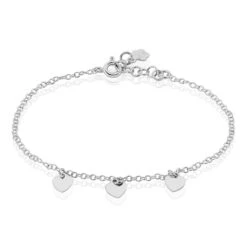 Bracelet Maryline Argent Blanc
