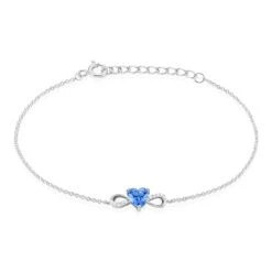 Bracelet Argent Blanc Atieno Oxyde De Zirconium
