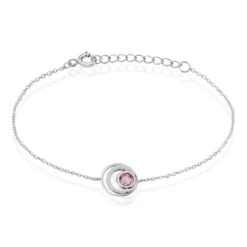 Bracelet Melvyn Argent Blanc Oxyde De Zirconium