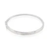 Bracelet Jonc Carinne Argent Blanc Oxyde De Zirconium