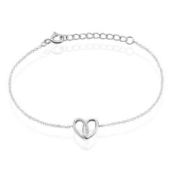 Bracelet Guilia Argent Blanc Oxyde De Zirconium