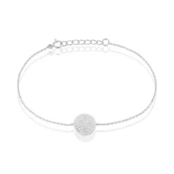 Bracelet Angeles Argent Blanc Oxyde De Zirconium