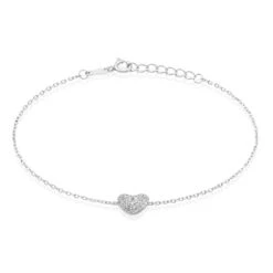 Bracelet Alois Argent Blanc Oxyde De Zirconium